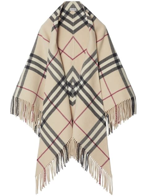 burberry checkered cape|vintage Burberry cape.